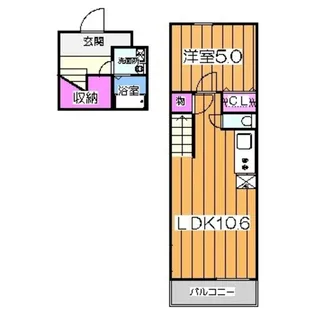 フジパレススリーハーブス東三国ヶ丘【2階】の間取り