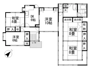 埼玉県桶川市大字川田谷【一戸建】の間取り