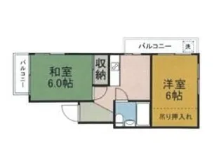 進陽マンション【2階】の間取り