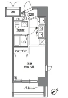 カスタリア三ノ輪【5階】の間取り