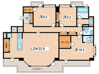 グランステージ本牧【5階】の間取り