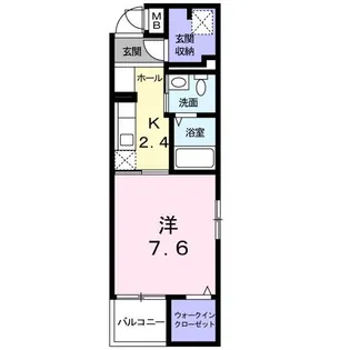 ジュネス東玉川【4階】の間取り