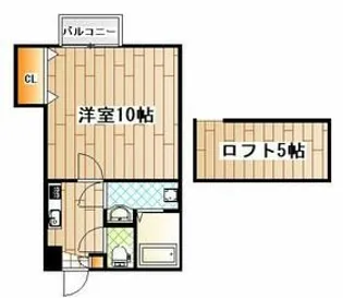 第2ネオMIコーポ【2階】の間取り