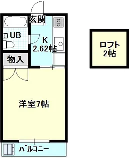 シティベル【2階】の間取り