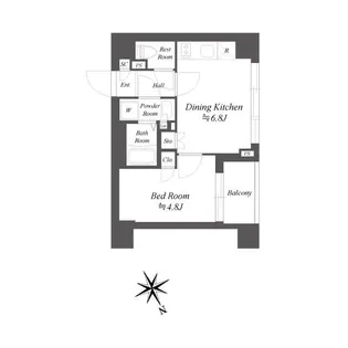 東京都品川区南品川6【マンション】の間取り