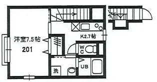 バッハ館【2階】の間取り
