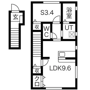 マロン【2階】の間取り