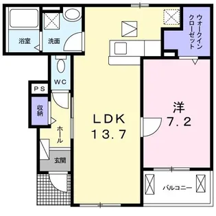 ニューグレイスIV【1階】の間取り