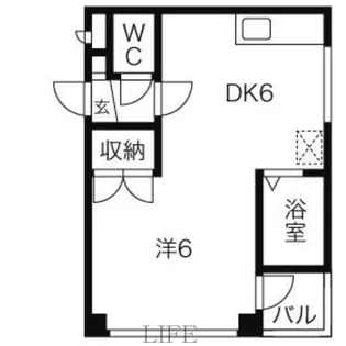 クロストン34【3階】の間取り