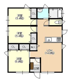 熊本県熊本市南区上ノ郷2【一戸建】の間取り