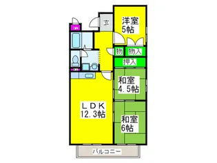 メゾンヒラタ【3階】の間取り