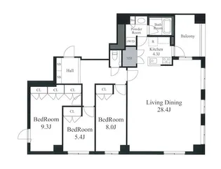 寿ビル【6階】の間取り