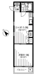 ツインコート【1階】の間取り