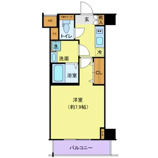 ジェノヴィア田端IIIグリーンヴェール【3階】の間取り