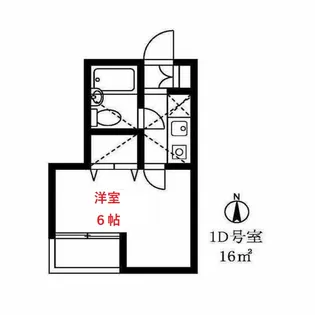 東京都品川区東大井1【アパート】の間取り