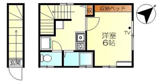 コアハイツI【2階】の間取り