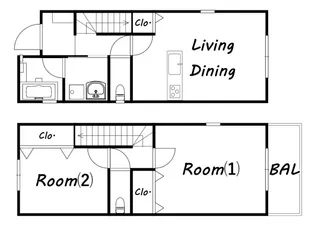 徳島県徳島市川内町榎瀬【一戸建】の間取り