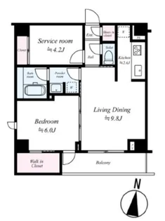 ARTESSIMO GLEIS【5階】の間取り