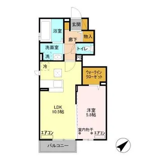 フェニックスG【1階】の間取り