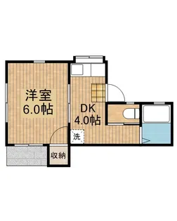 クルミハイツ【1階】の間取り