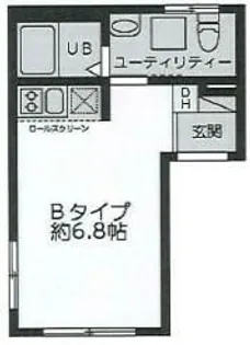 グロー・フォワード浅草【4階】の間取り