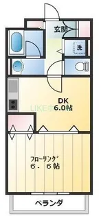 カサブランジーノ【1階】の間取り