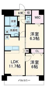 PLAZA池尻1【4階】の間取り