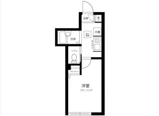 エメロード江古田【1階】の間取り