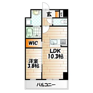 サンフォート小倉【2階】の間取り