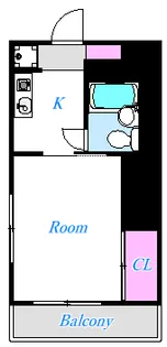 武蔵野マンション【2階】の間取り