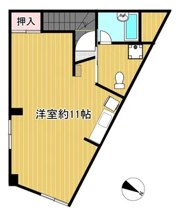 FLAT YAMAGUCHI【3階】の間取り