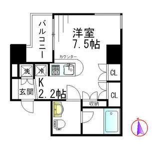 いぐあす神田金澤町【3階】の間取り