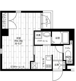 ステージファースト常盤台【3階】の間取り