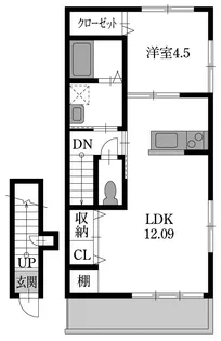 ピース・ディライト B棟【2階】の間取り