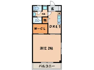 ハイツアスタ-【2階】の間取り