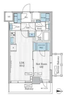 パークアクシス東陽町レジデンス【10階】の間取り