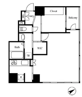 オープンレジデンシア南青山骨董通り【12階】の間取り
