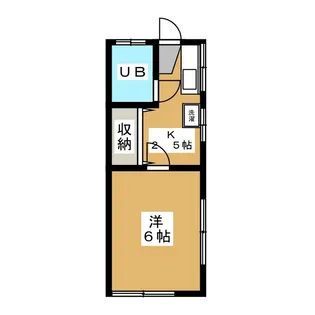 ヒルズハヤシ【2階】の間取り