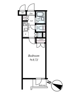 AQUA TOKYO NORTHCITY【1階】の間取り