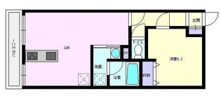 ビューパレス白金【3階】の間取り