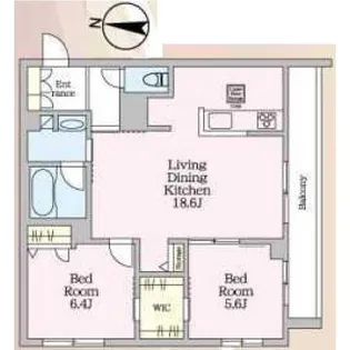 カーサレジーナ【1階】の間取り