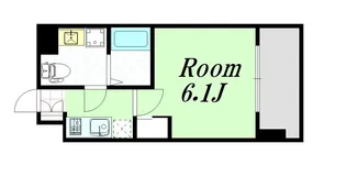 レジュールアッシュ塚本【3階】の間取り