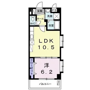 コンドミニアムS.Y【4階】の間取り