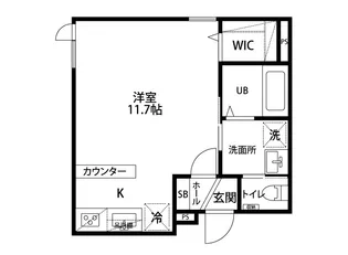 LOTUS山木戸【1階】の間取り
