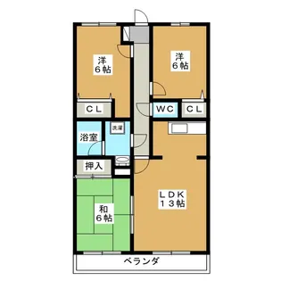 ジュノウ【3階】の間取り