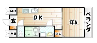ナーセリーK2【1階】の間取り