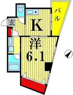 あすかマンション【4階】の間取り