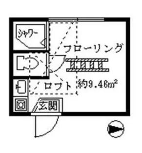 フェリスクオーレ【2階】の間取り