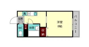 リバーパーク新大宮【3階】の間取り