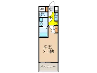 ア-バンフラッツ新大阪IIの間取り